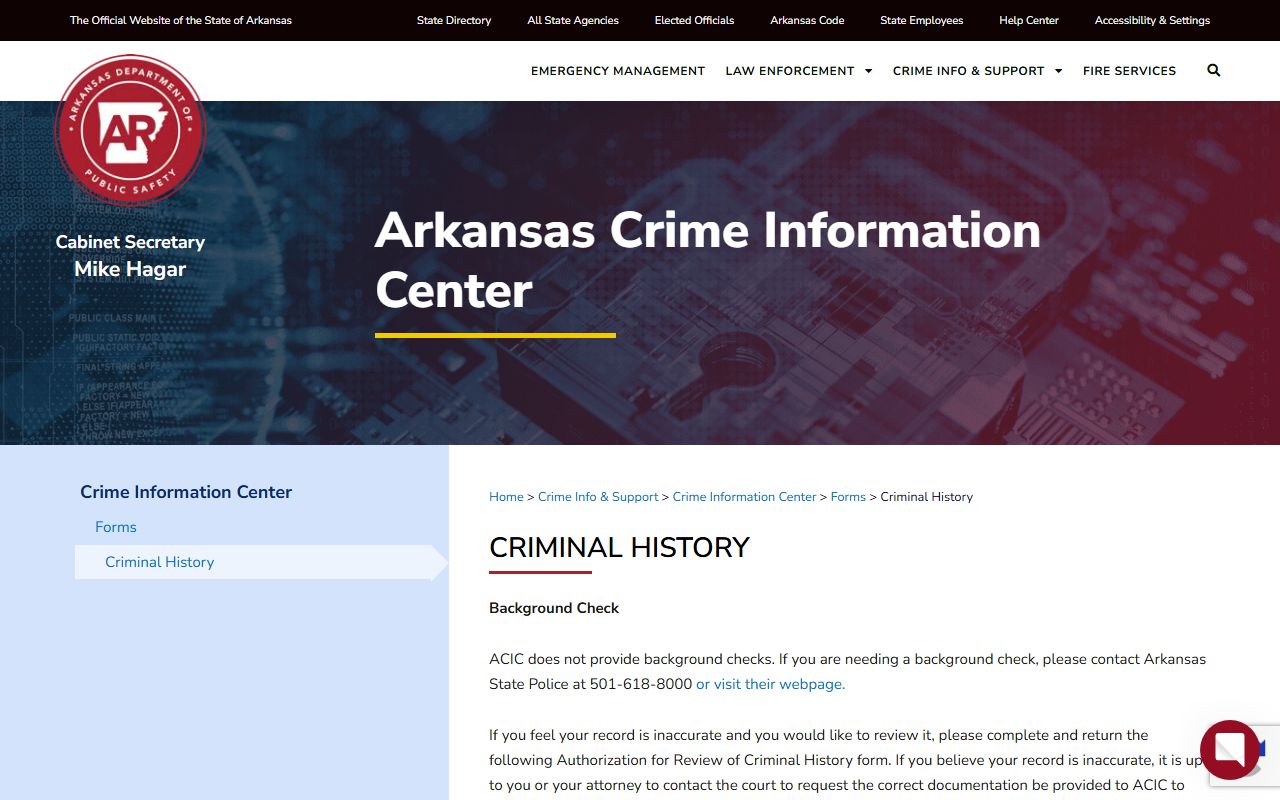 Madison County court records after arrest ACIC sealing forms
