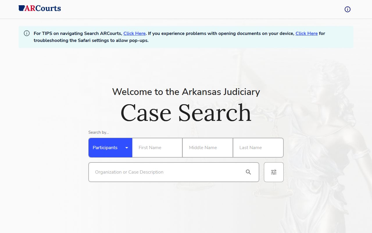 Madison County court records after arrest Search ARCourts portal